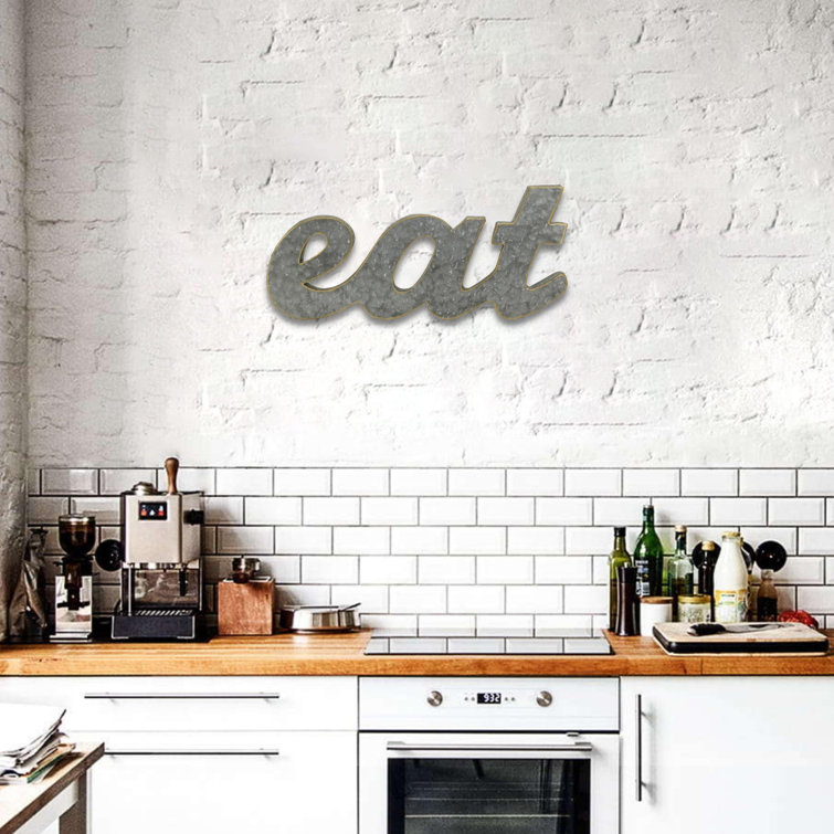 Gracie Oaks Eat Wall Décor & Reviews Wayfair